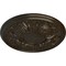 Ekena Millwork Wakefield Ceiling Medallion (Fits Canopies up to 3 5/8"), 11 3/4"OD x 1 1/4"P, Stone Hearth Crackle CM11WASHC - alternate 2